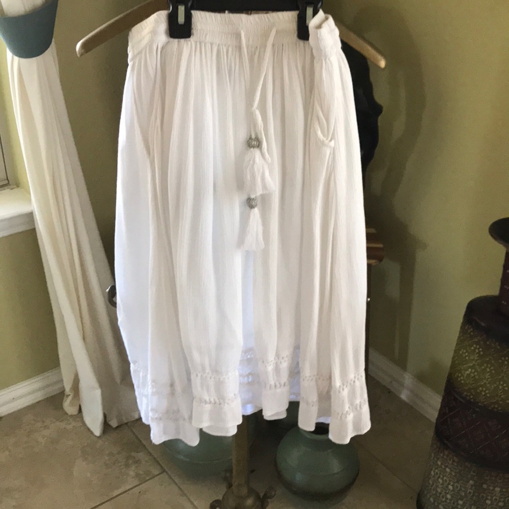 White skirt